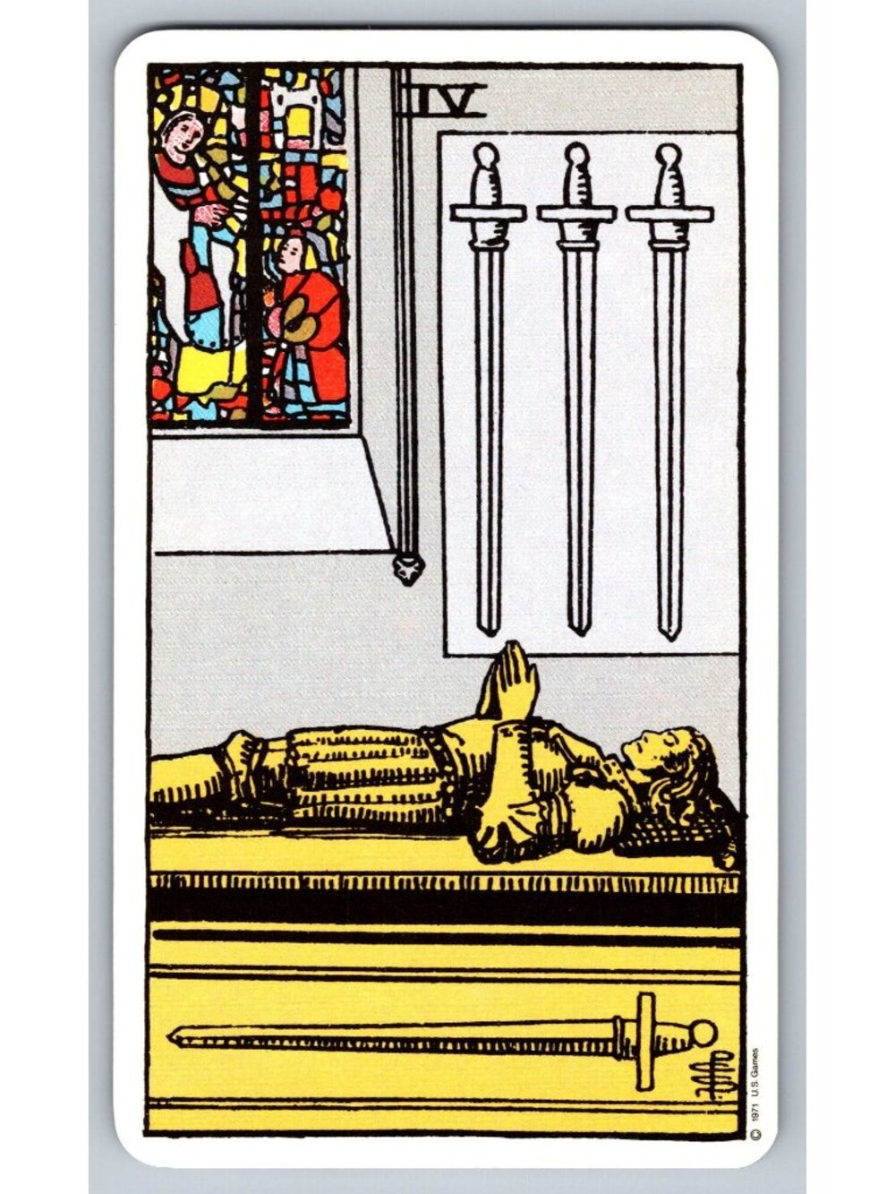 Rider Waite Tarot Cards Lot Suit of Swords U.S. Games Systems Stamford CT 1971 - Picture 13 of 16